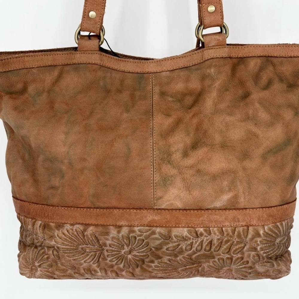 ANABAGLISH LEATHER TOTE IN EUC